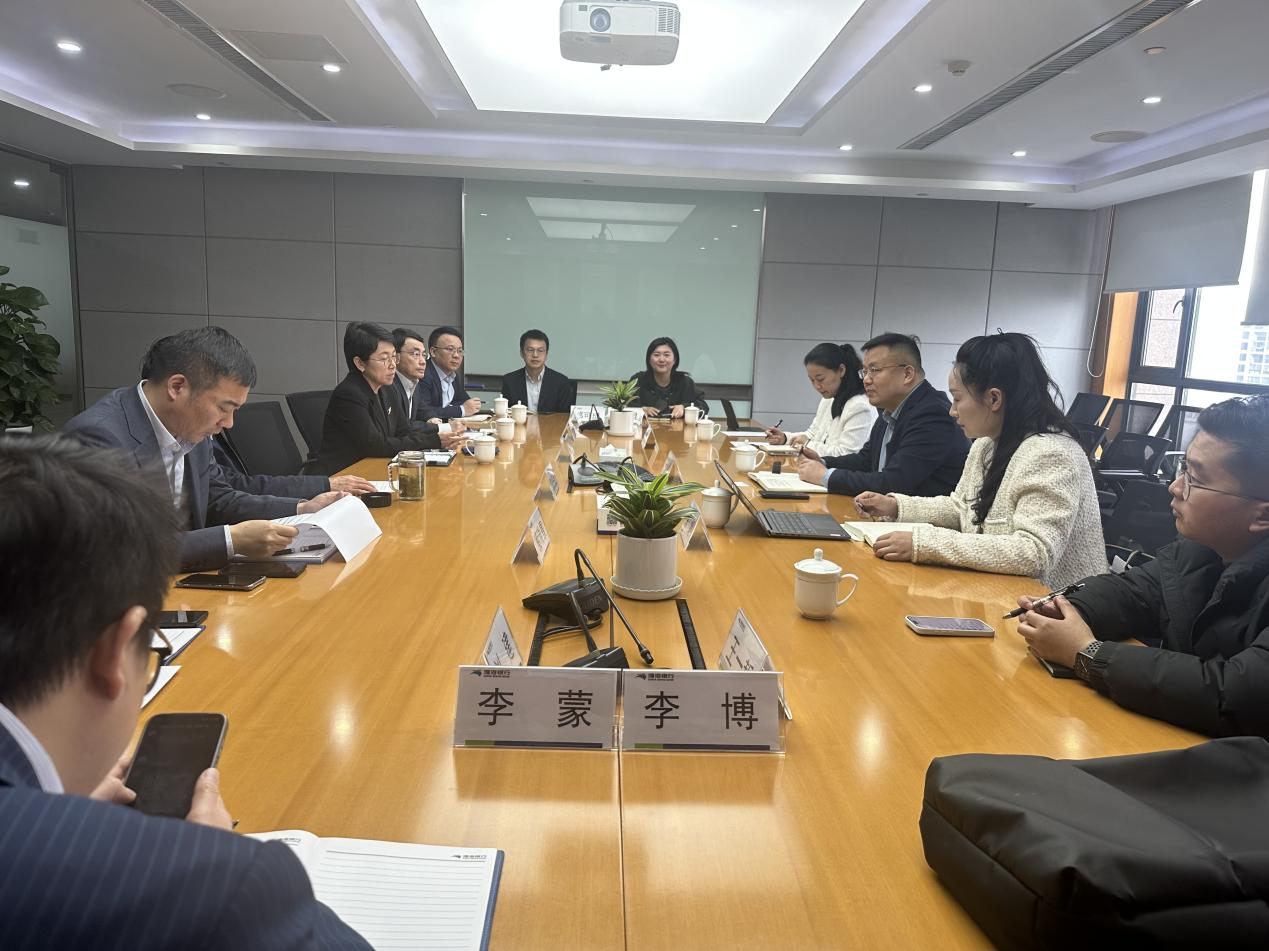 蚌埠经开区领导带队赴渤海银行合肥分行走访交流