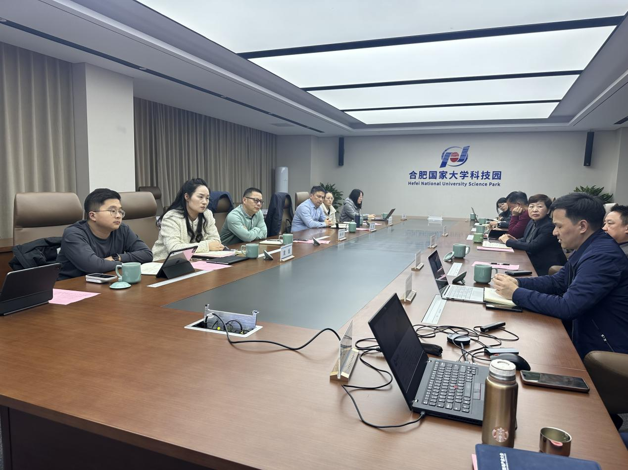 蚌埠经开区领导带队赴合肥国家大学科技园对接孵化器建设工作
